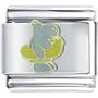 Swimming Hippo Italian Charms