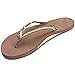 Rainbow Sandals Women’s Flirty Braidy Premier Leather w/Single Braided Strap, Expresso/Sierra Brown, Ladies Large / 7.5-8.5 B(M) US