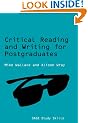 Critical Reading and Writing for Postgraduates (SAGE Study Skills Series)