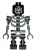 Skeleton (Black) - LEGO Castle Minifigure