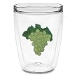 Green Grapes 16 oz Insulated Beverage Tumbler, Clear
