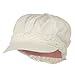 Ladies Brushed Canvas Newsboy Hat
