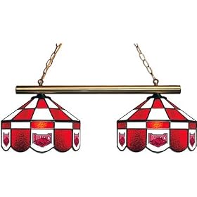 NCAA Arkansas Razorbacks 2-Light Executive Game Table Lamp