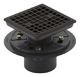 Kohler K-9136-BRZ Square Design Tile-In Shower Drain, Oil-Rubbed Bronze