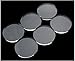10 CleverDelights Round Glass Tiles - 40mm (1 9/16