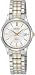 Seiko Two-tone Stainles Steel Silver Dial Ladies Watch SXDC39