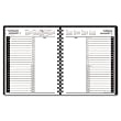 At-A-Glance(R) 24-Hour Daily 2004 Appointment Book, 6 7/8in. x 8 3/4in., Black