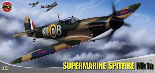 Airfix A12001 1:24 Scale Supermarine Spitfire Mk1A Military Aircraft Classic Kit Series 12