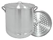 Bayou Classic 6008 8-Quart Aluminum Steamer Stockpot