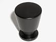 Top Knobs-Nouveau II Collection M551 Knob in Flat Black