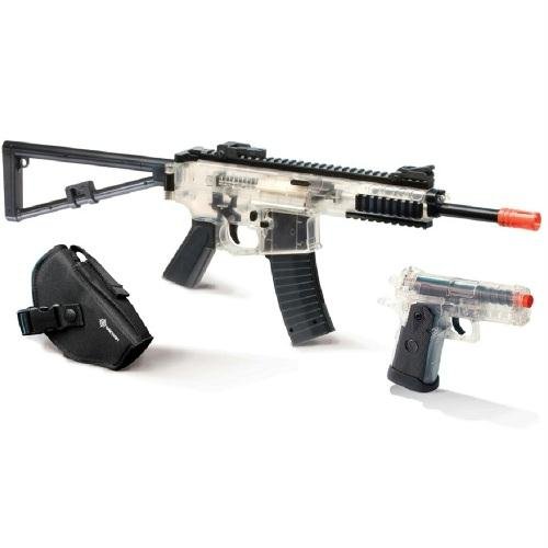 Crosman Ready To Play AirSoft 2-Gun Kit (Clear/Black)