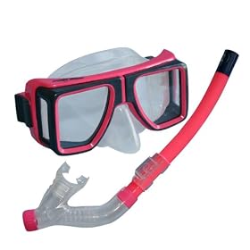 Snorkeling Scuba Dive Mask Snorkel Gear Set by