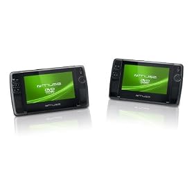 Muse - M-958 CV - Lecteur DVD portable - Deux �crans 9" (22,86 cm) - Kit voiture
