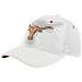 Zephyr Texas Longhorns White Double Logo Fitted Mesh Hat