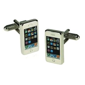 Hommes Boutons de manchette Designer Nouveaut� Mode Coffret Cadeau - iPhone - Parfait cadeau de No�l