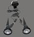 Home&Office Plantdart Pflanzenlampe. Set 2x10W Schwarz