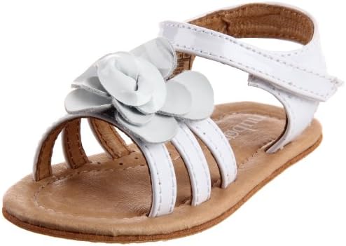 Nuborn Dahlia Sandal (Infant/Toddler),white Patent,0 M US Infant
