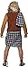 Smiffy's Men's Brave Scotsman Costume Tartan Top Kilt with Sash and Leg Ties, Multi, Large