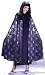Adult Size Hooded Black Cloth Fabric Cape with Iridescent Metallic Spider Web Print Witch Vampire Halloween Spiderweb Print with Hood Costume