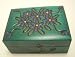  Dusk Flower Small Linden Wood Polish Jewelry Keepsake Ring Box