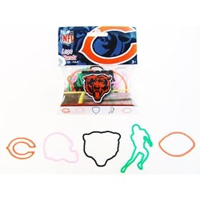 Forever Collectibles NFL Chicago Bears Logo Bandz 2nd Version