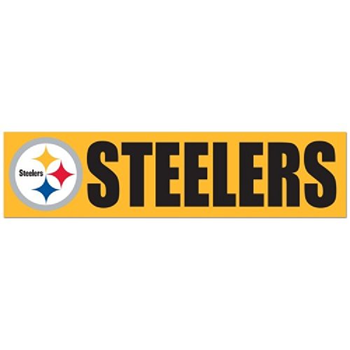 NFL Football Pittsburgh Steelers Bumper Sticker 2 Pack Jared B. Waterburyet
