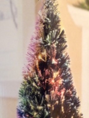 32 Inch Fiber Optic Christmas Tree with Stand