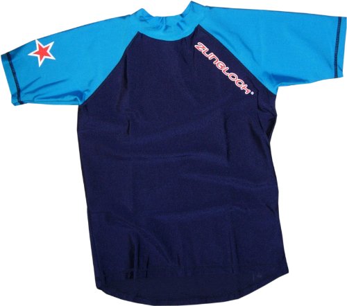 Zunblock Kinder UV-Schutzkleidung Suntop Short Sleeve, navy/turquoise, 146, 20400511 Preisvergleich