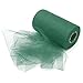 KING DO WAY TULLE Roll Spool 6''x50yd(6''x150') Wedding Party Decor,Atrovirens