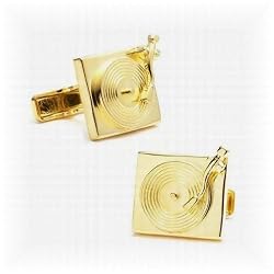 Vermeil Turntable Cufflinks
