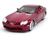 2006 Mercedes Benz SLR McLaren diecast model car 1:18 scale die cast by Maisto Playerz - Metallic Red 31068