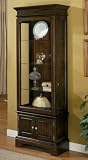 Pappion Magnolia Classics Sliding Door Curio Cabinet in Mocha