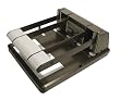 Stanley Bostitch 2-3 Hole Adjustable Extra Heavy Duty Antimicrobial Hole Punch, 160 Sheet Capacity, Black (03200)