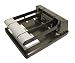 Stanley Bostitch 2-3 Hole Adjustable Extra Heavy Duty Antimicrobial Hole Punch, 160 Sheet Capacity, Black (03200)