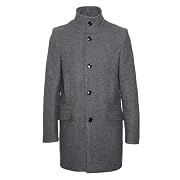 Selected Hommes - Mew Mosto Grey Tweed Mens Mid Length Tweed Coat