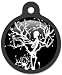 Gothic Winter Skeleton - Custom Pet ID Tag for Cats and Dogs - Dog Tag Art