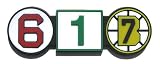 617 (Boston Retired Numbers) Magnet