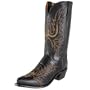 1883 by Lucchese Men's N8643 5/4 Western Boots,Black,8 D(M)US