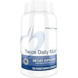Designs for Health - Twice Daily Multi -120 Vegetarian Capsules