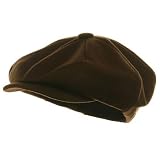 41I2R9V3EsL. SL160  Big Apple Melton Wool Cap   Brown