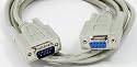 25 Foot DB9 9 Pin Serial Extension Cable RS232 Free Shipping!