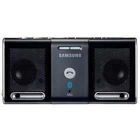 Samsung BS300 Stereo Bluetooth Speaker System with Wireless Audio Playback and Integrated Microphone for Bluetooth Cell Phones (Black)