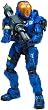 Halo 3 McFarlane Toys Series 6 [MEDAL EDITION] Exclusive Action Figure BLUE Spartan Eva