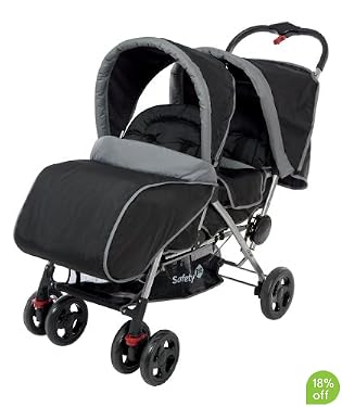 Safety 1st Duodeal Tandem Stroller - Black