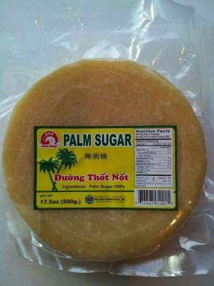 100% Organic Palm Sugar (Pack of 4 x 17.5 Oz. ea.)