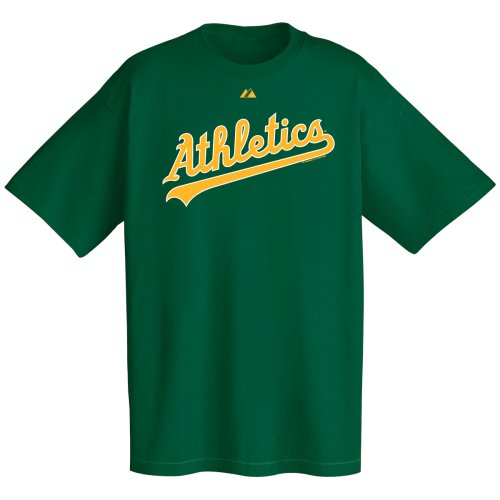 Oakland Athletics Official Wordmark Short Sleeve T-Shirt