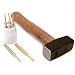 9 Brass Chrome Punches Metalworking Wood Hammer Tools