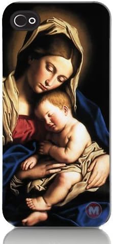 Blessed Virgin Mary and Child Baby Jesus iPhone Case (iPhone 6 Rubber)