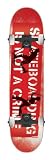 Crime Hot Pursuit Powerply Skateboard Completes (Red)