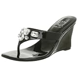 Yellow Box Women's Luvvy Wedge,Black,8.5 M